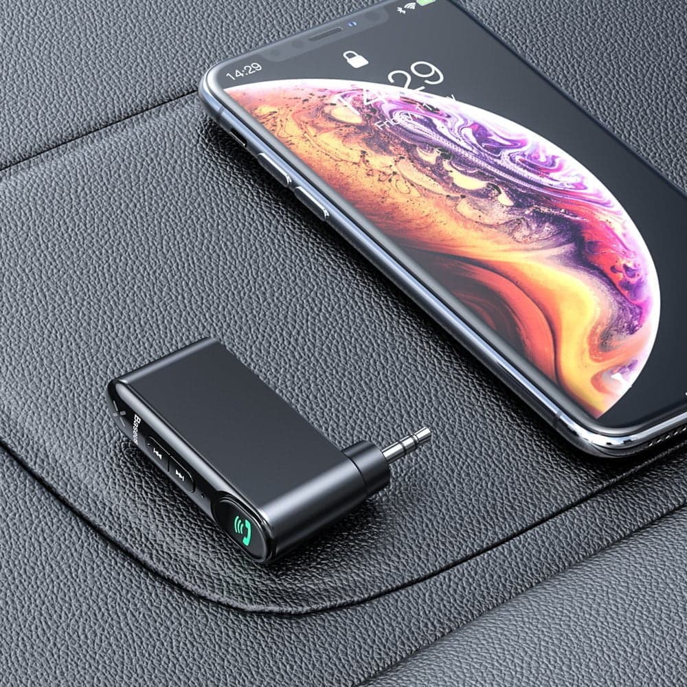 گیرنده بلوتوث اتومبیل باسئوس Baseus Qiyin AUX Car Bluetooth Receiver WXQY-01 — تصویر ۵