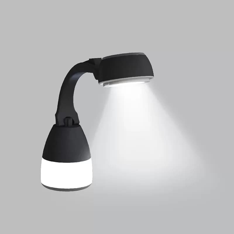 چراغ رو میزی و چراغ قوه کمپینگ پرودو Porodo 2IN1 Desk Lamp/Torch مدل PD-LS2IN1DLT — تصویر ۳