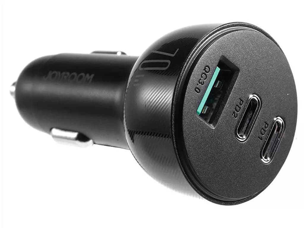 شارژر فندکی فست شارژ ماشین تایپ سی فست شارژ 70 وات جویروم JR-CL26 — تصویر ۶