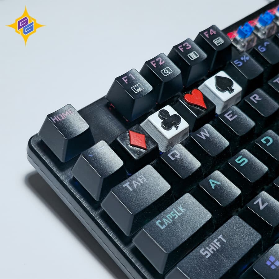 کیکپ کیبورد مکانیکال طرح خشت از سری چهار خال | Brick keycap — تصویر ۴