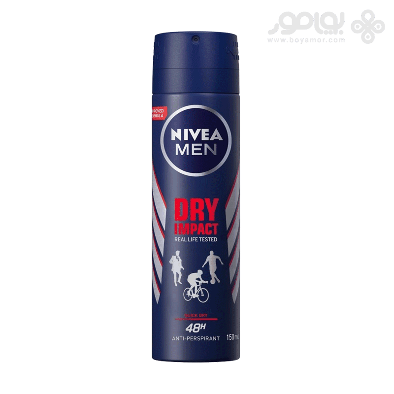اسپری ضد تعریق مردانه نیوا مدل Dry Impact حجم 150 میل — تصویر ۴