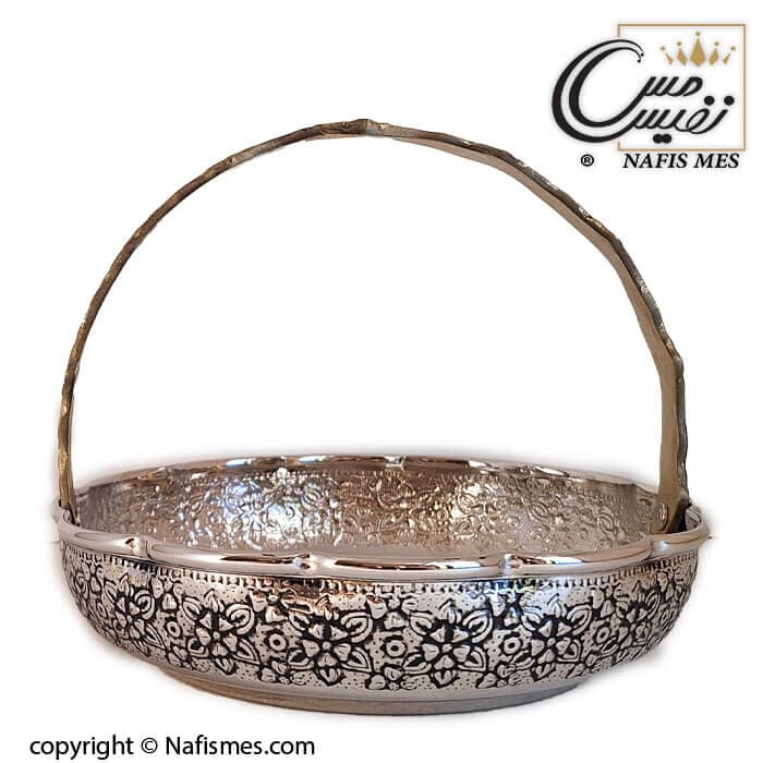 سبد مسی کوچک کروم طرح دیبا