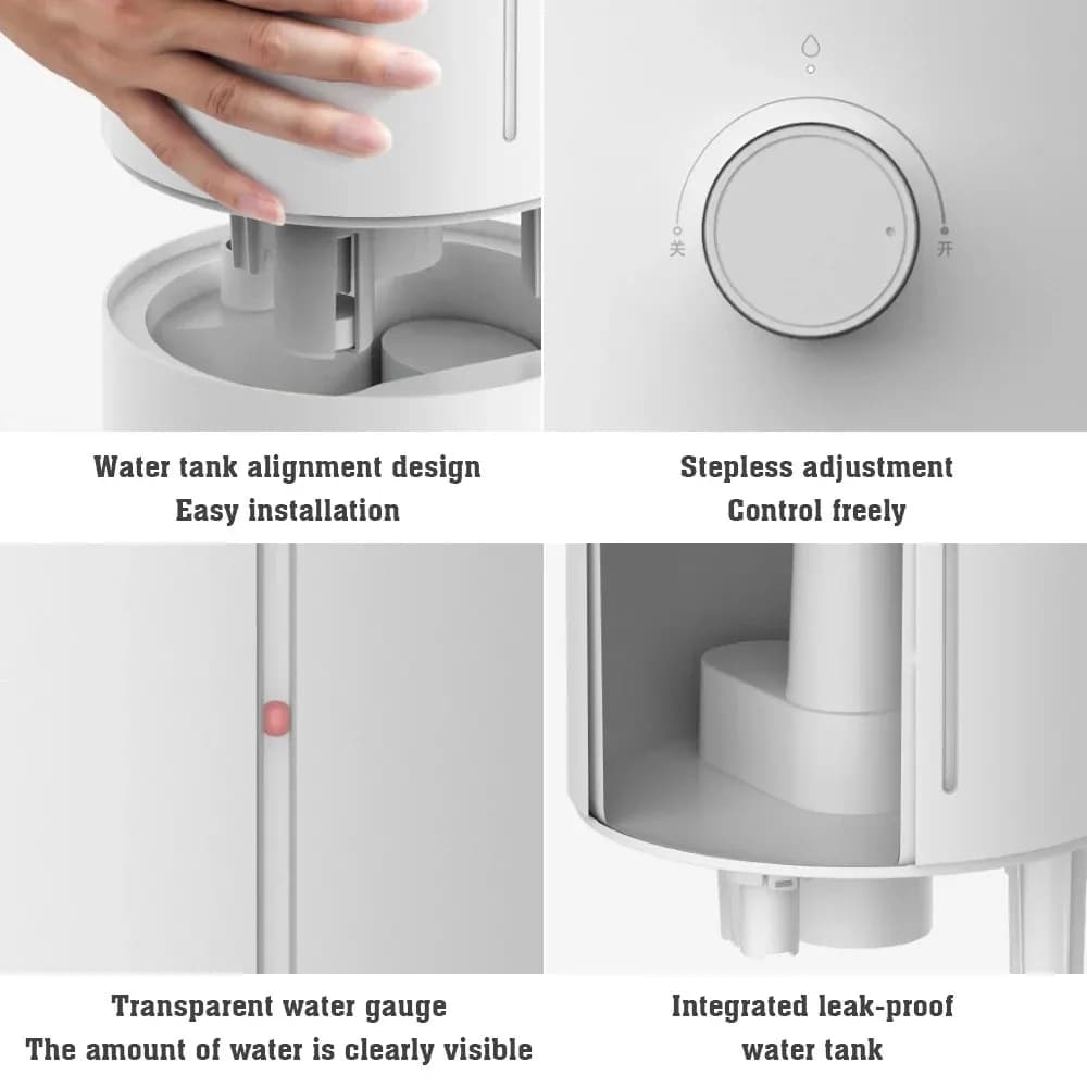 دستگاه بخور و رطوبت ساز سرد شيائومی مدل Xiaomi Humidifier 2 Lite MJJSQ06DY — تصویر ۳