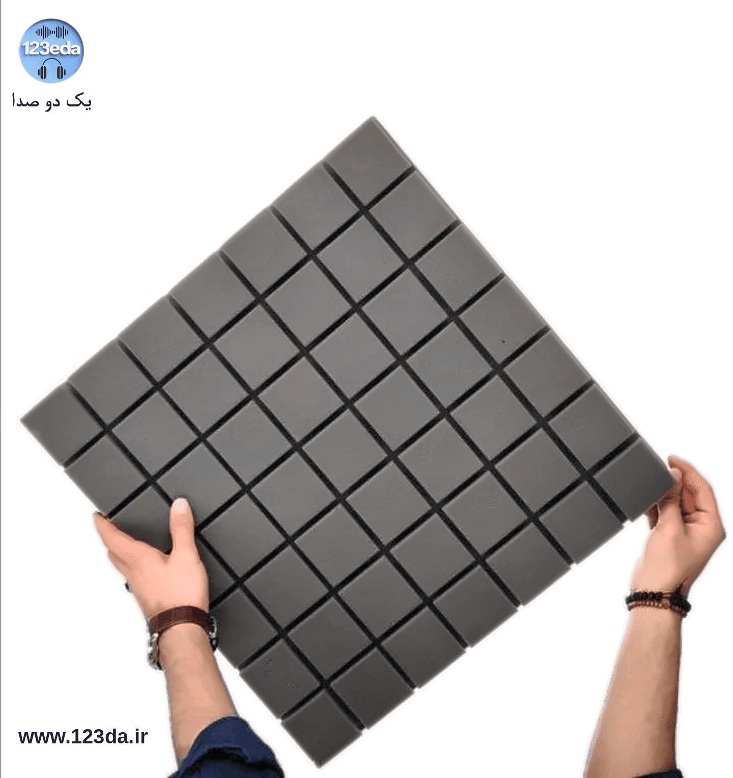 پنل آکوستیک جاذب صدا فلکسی فوم ۶۰×۶۰ دانسیته ۳۰ | یک دو صدا
