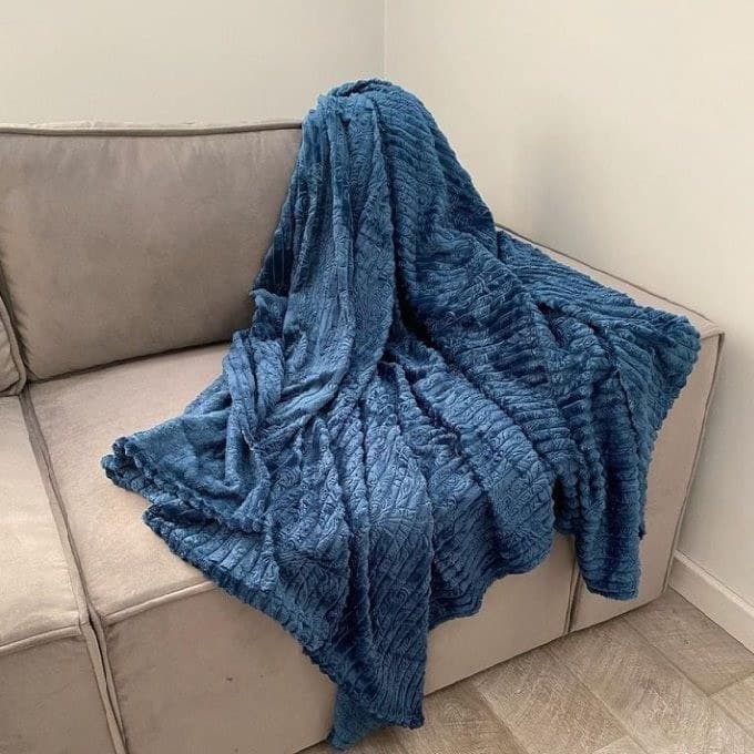 پتو مسافرتی طرح پلیسه کد P08 سایز 240×200 سانتی متر کدm21783 — تصویر ۲