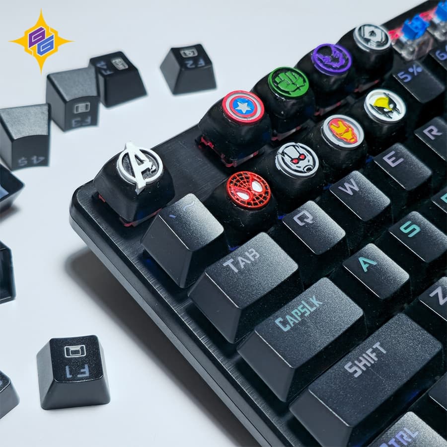 کیکپ کیبورد مکانیکال لوگو انتقام جویان از سری مارول | Avengers logo keycap — تصویر ۴