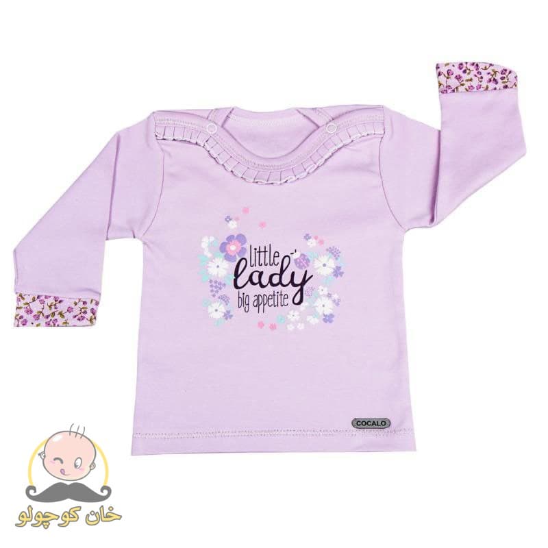 آستین بلند دخترانه کوکالو طرح little lady