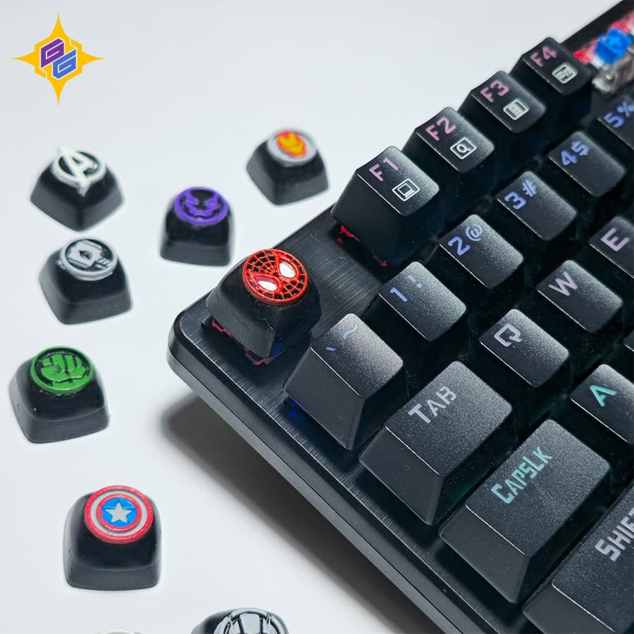 کیکپ کیبورد مکانیکال لوگو اسپایدر من از سری مارول | Spider-Man logo keycap