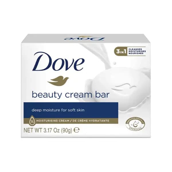 صابون کرمی داو مدل Beauty Cream Bar با خاصیت مرطوب کنندگی حجم 90 گرم