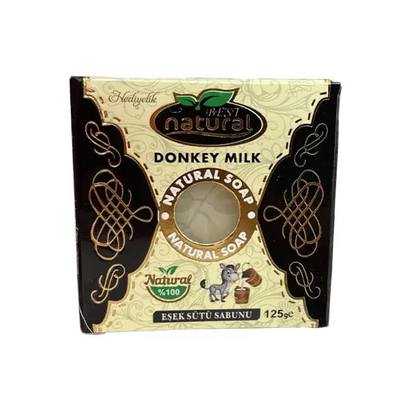 صابون شیر الاغ Best natural روشن کننده و ترمیم کننده پوست 125 گرم ساخت ترکیه