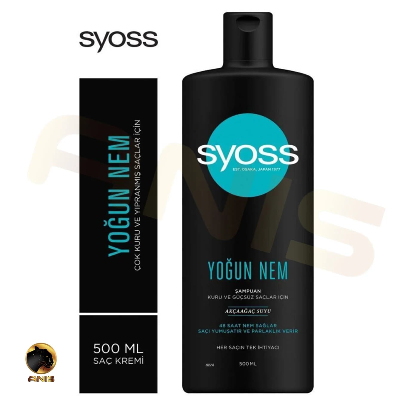 شامپو مو Yogun Nem سایوس مخصوص موهای خشک و ضعیف 500 میل