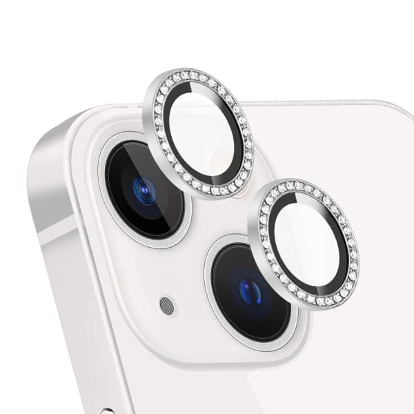 محافظ لنز دوربین نگین دار مدل رینگی مناسب برای گوشی موبایل اپل iPhone 13 / 13 Mini کدm21761