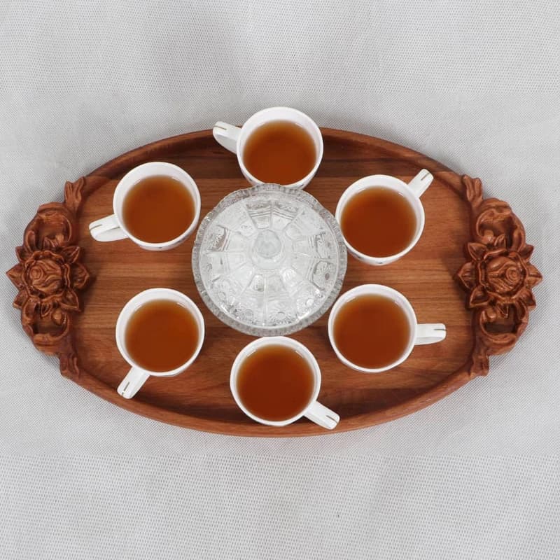 سینی چوبی مدل 2022 کدm21607 — تصویر ۳