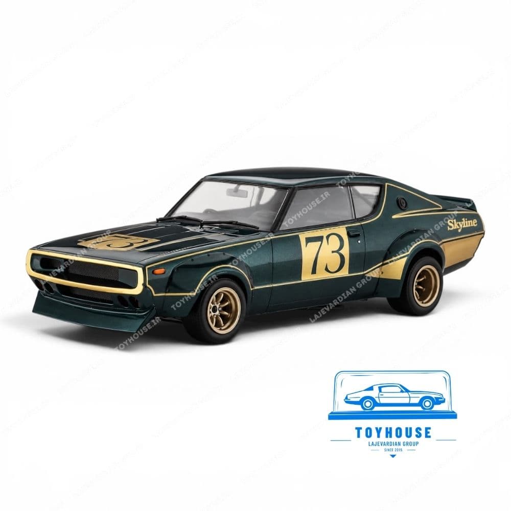 ماکت ماشین نیسان اسکای‌ لاین 2000 GT-R مدل 1972 1:24