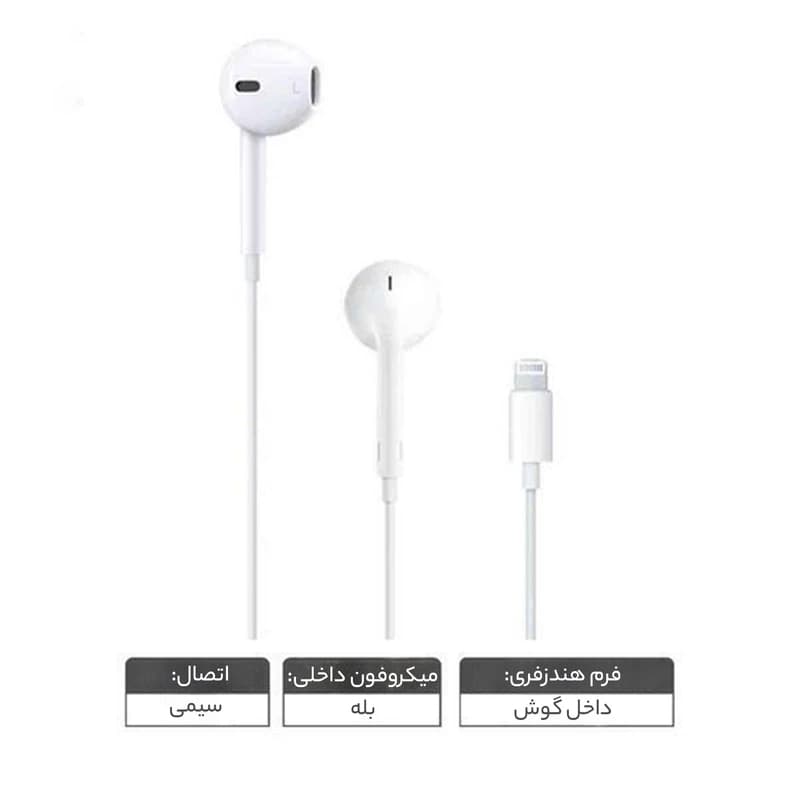 هندزفری اپل مدل EarPods USB-C کدm21601 — تصویر ۳