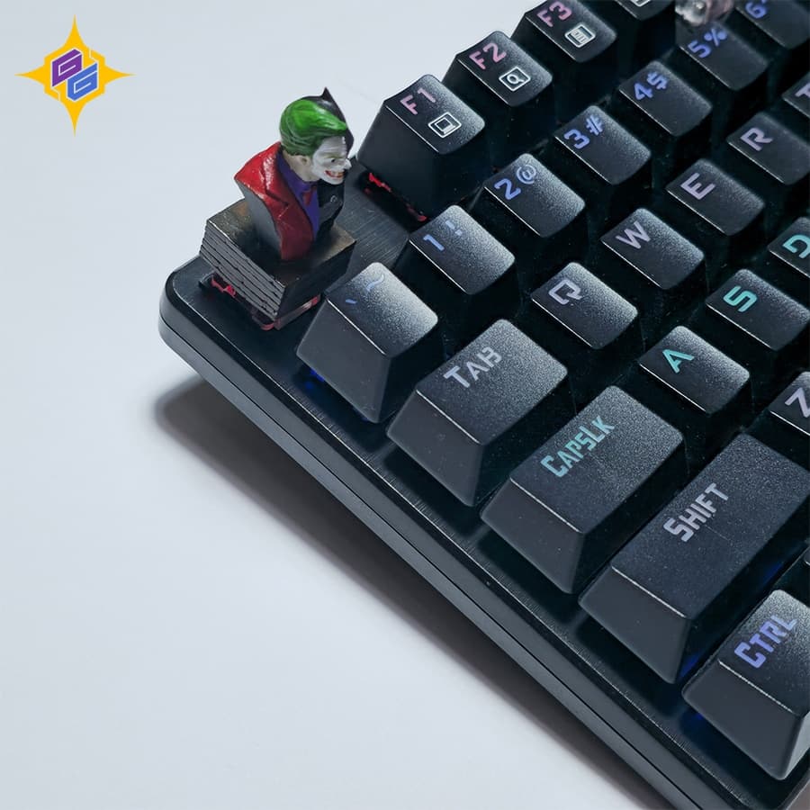 کیکپ کیبورد مکانیکال طرح جوکر و بتمن ایستاده از سری گاتهام | Joker and Batman standing key cap