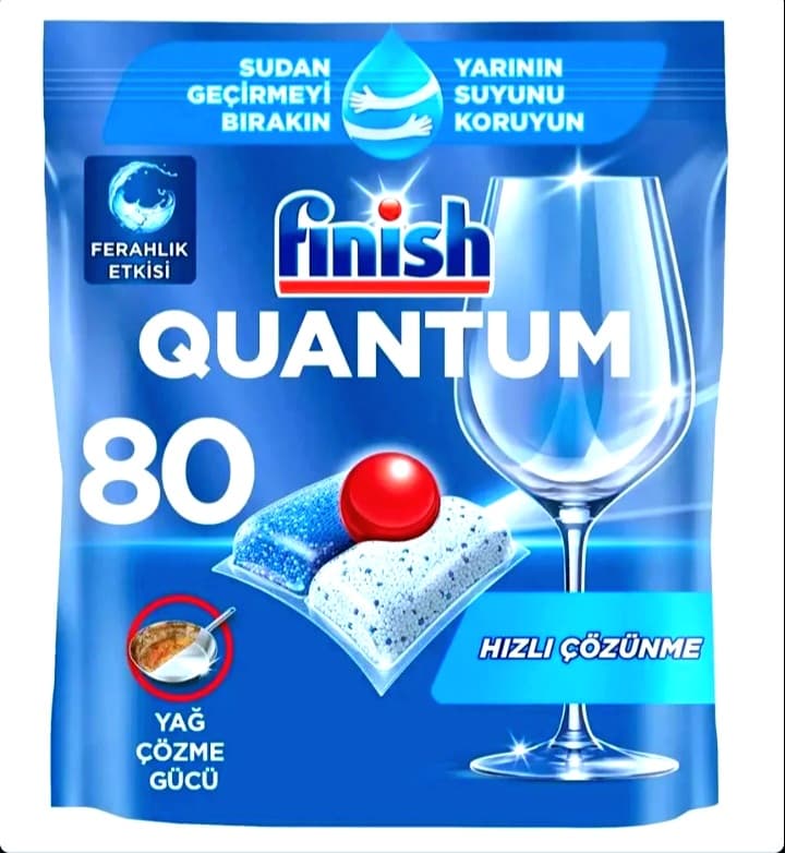 قرص ماشین ظرف‌شویی QUANTOM بسته ۸۰ عددی