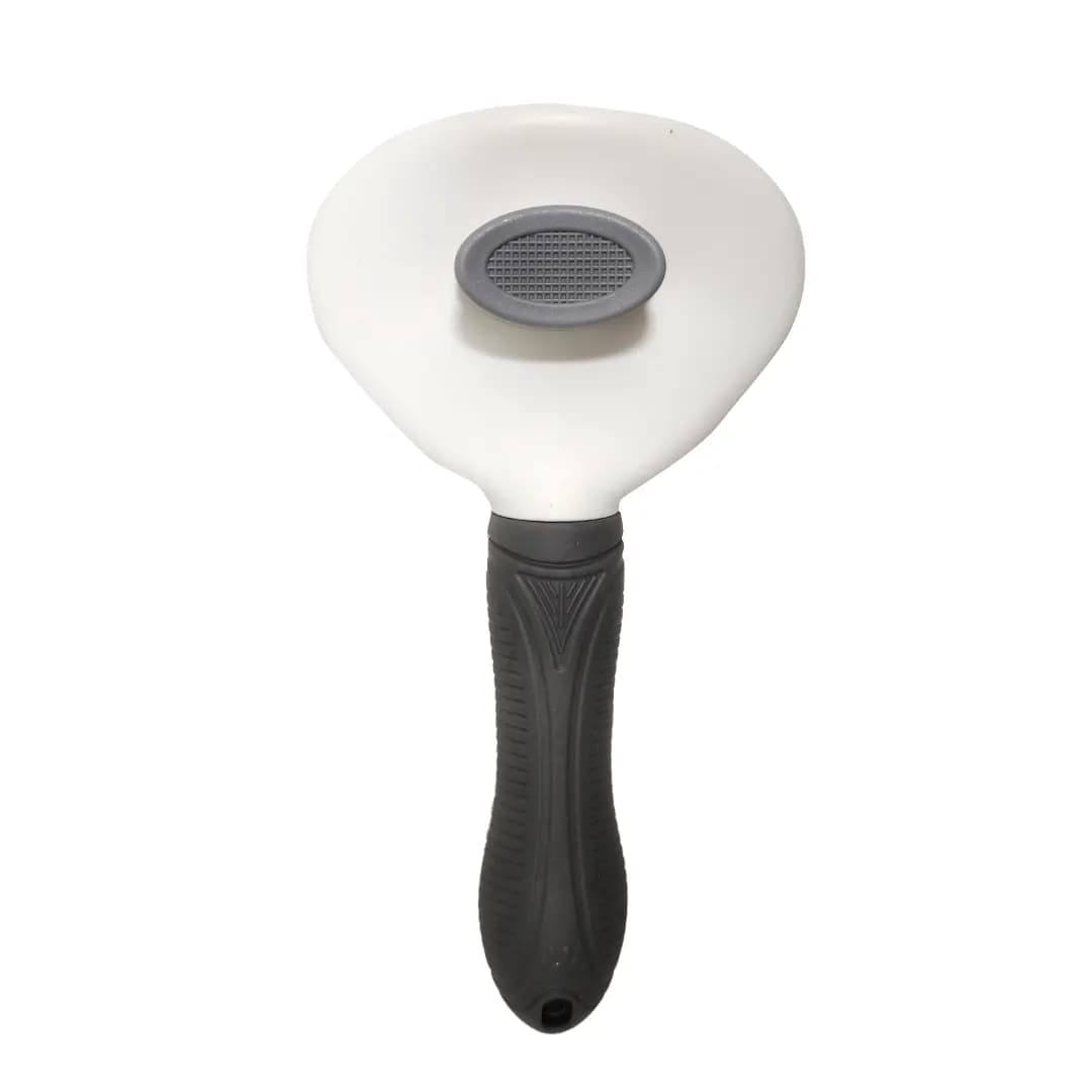 برس گره بازکن سگ و گربه و خرگوش Clean با دکمه تخلیه مو مدل بیضی — تصویر ۵