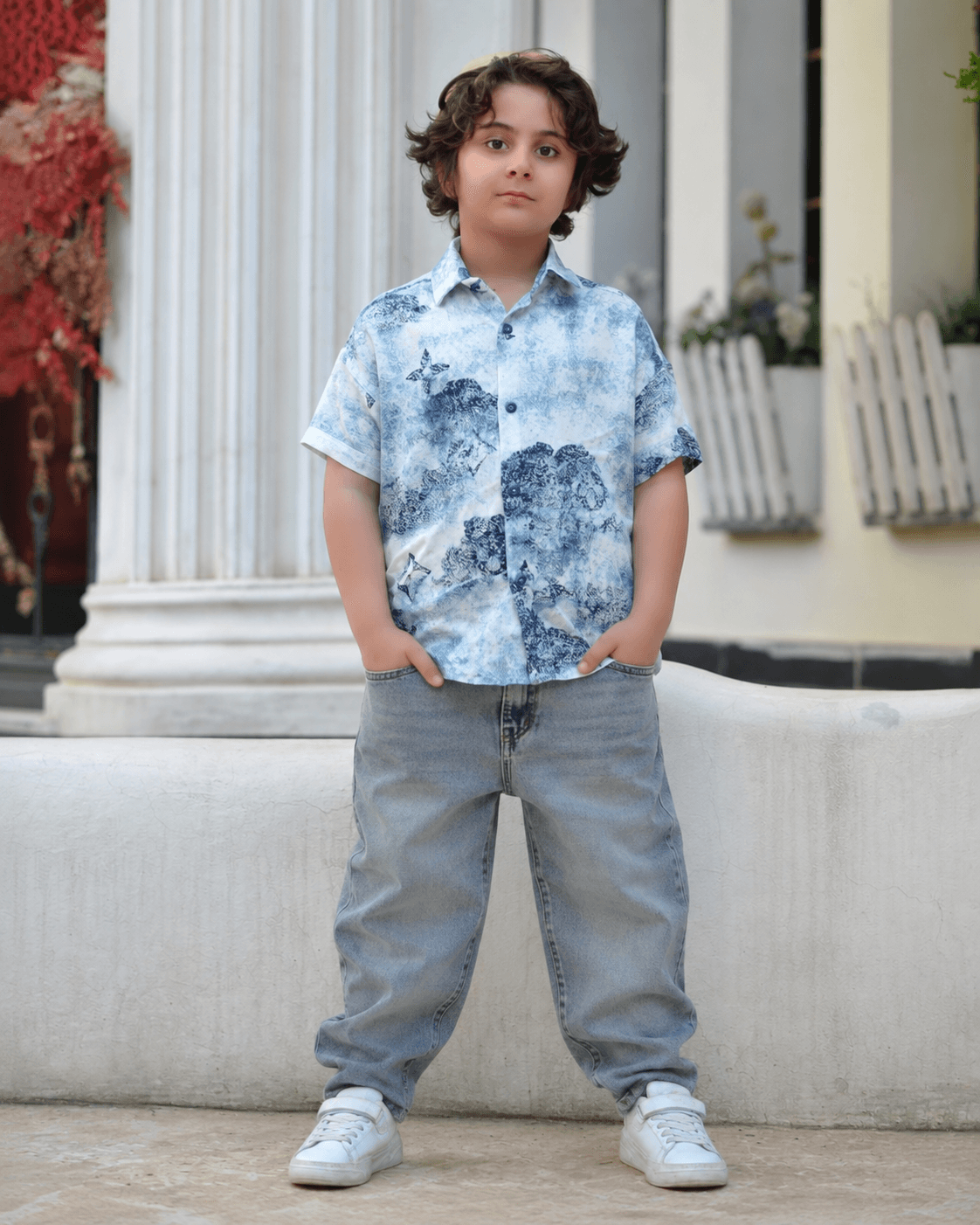 شلوار جین اسلوچی برند Bershka