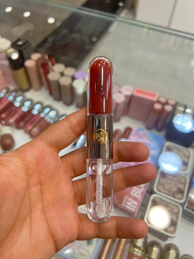 رژلب و لیپ گلاس دوطرفه کیکو مدل Unlimited Double Touch — تصویر ۸