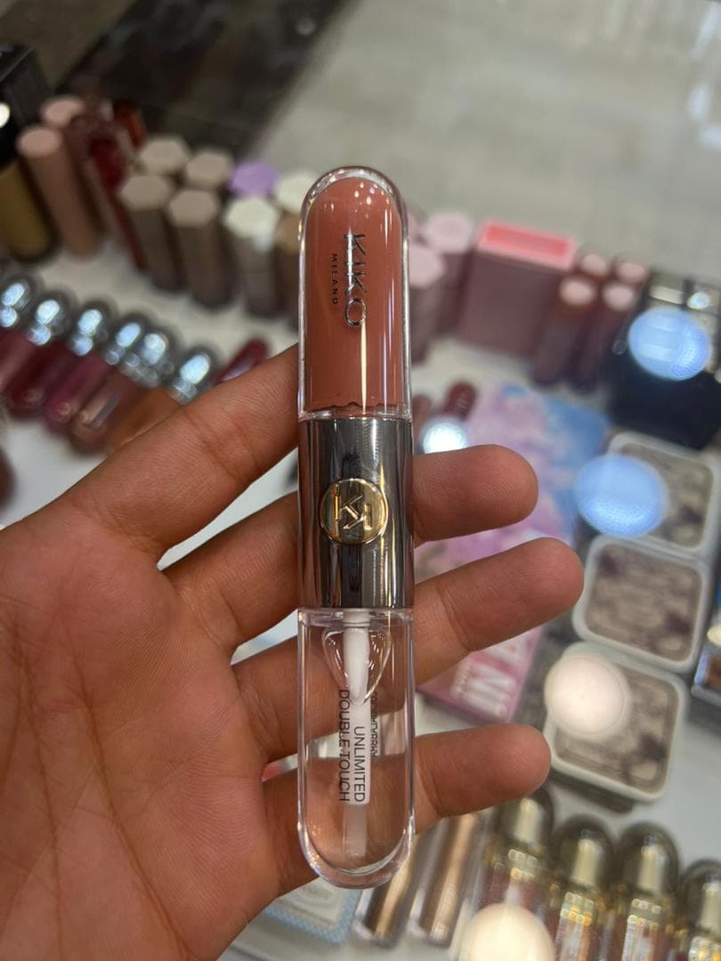رژلب و لیپ گلاس دوطرفه کیکو مدل Unlimited Double Touch — تصویر ۹