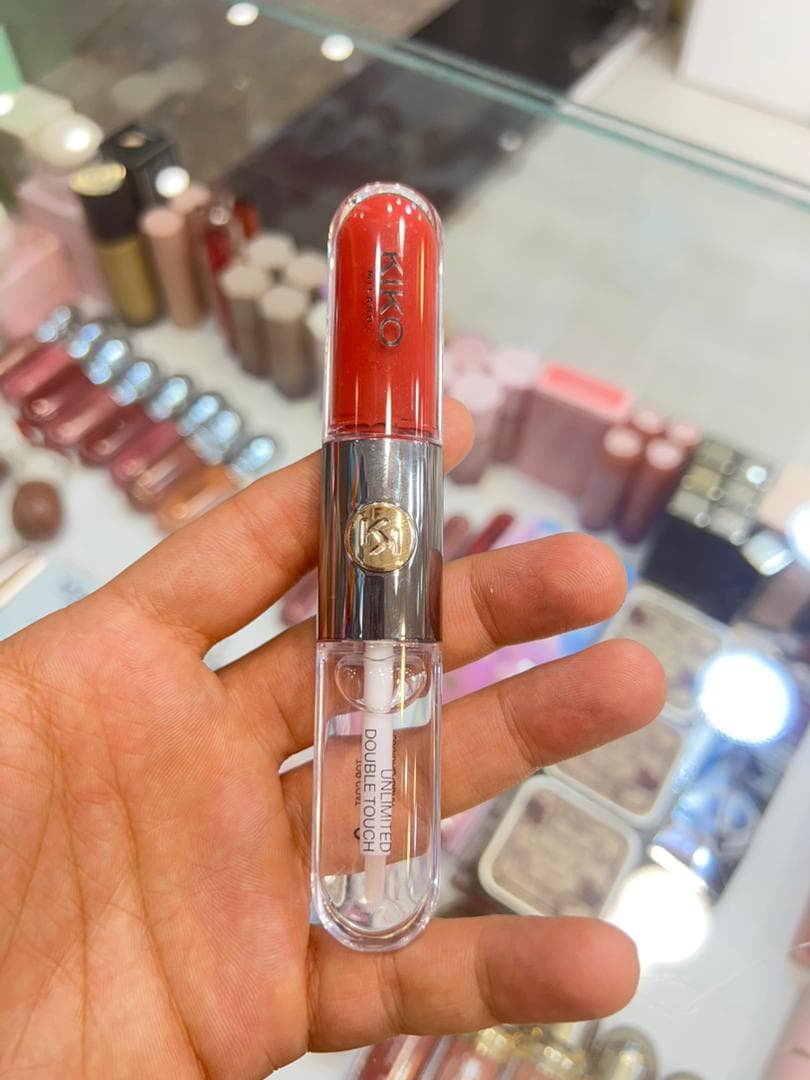 رژلب و لیپ گلاس دوطرفه کیکو مدل Unlimited Double Touch — تصویر ۷