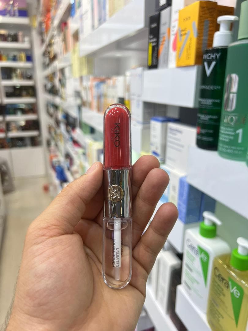 رژلب و لیپ گلاس دوطرفه کیکو مدل Unlimited Double Touch — تصویر ۱۱