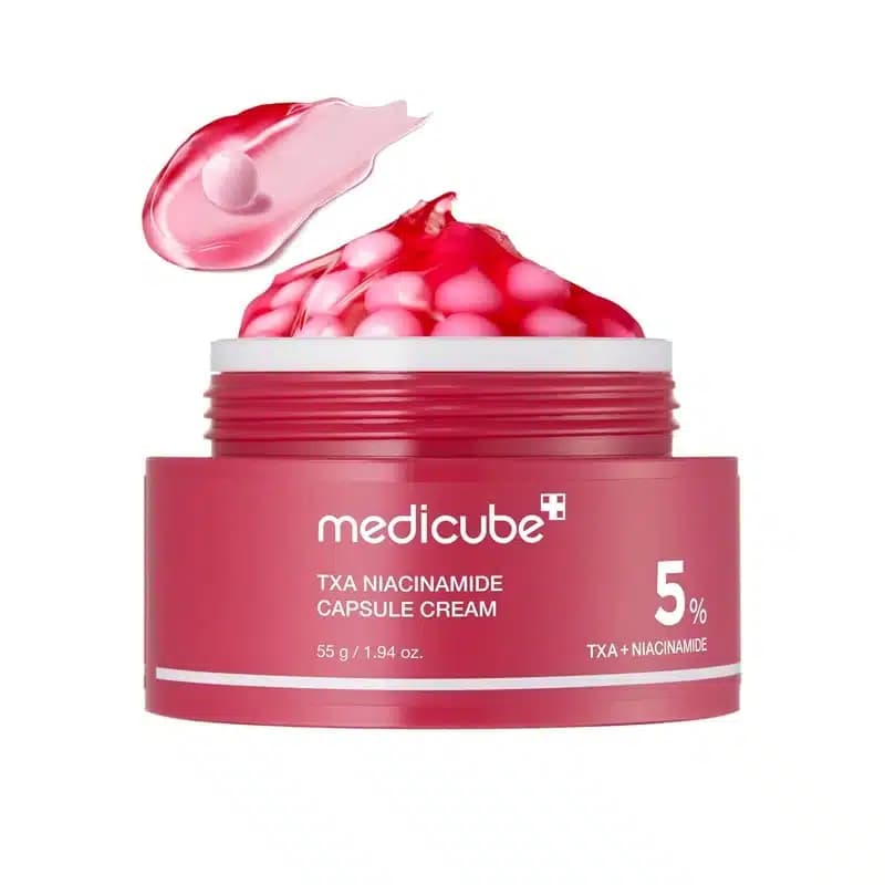 کرم کپسولی روشن کننده و ضد لک ترانگزامیک اسید و نیاسینامید 5% مدی کیوب Medicube(55 گرم) — تصویر ۳