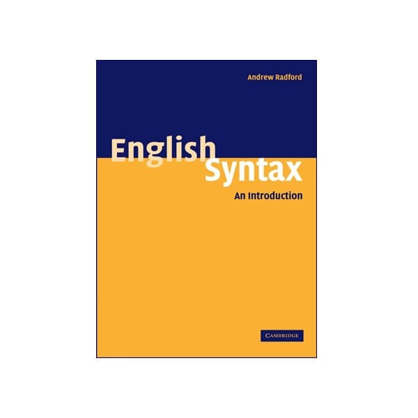 English Syntax an Introduction