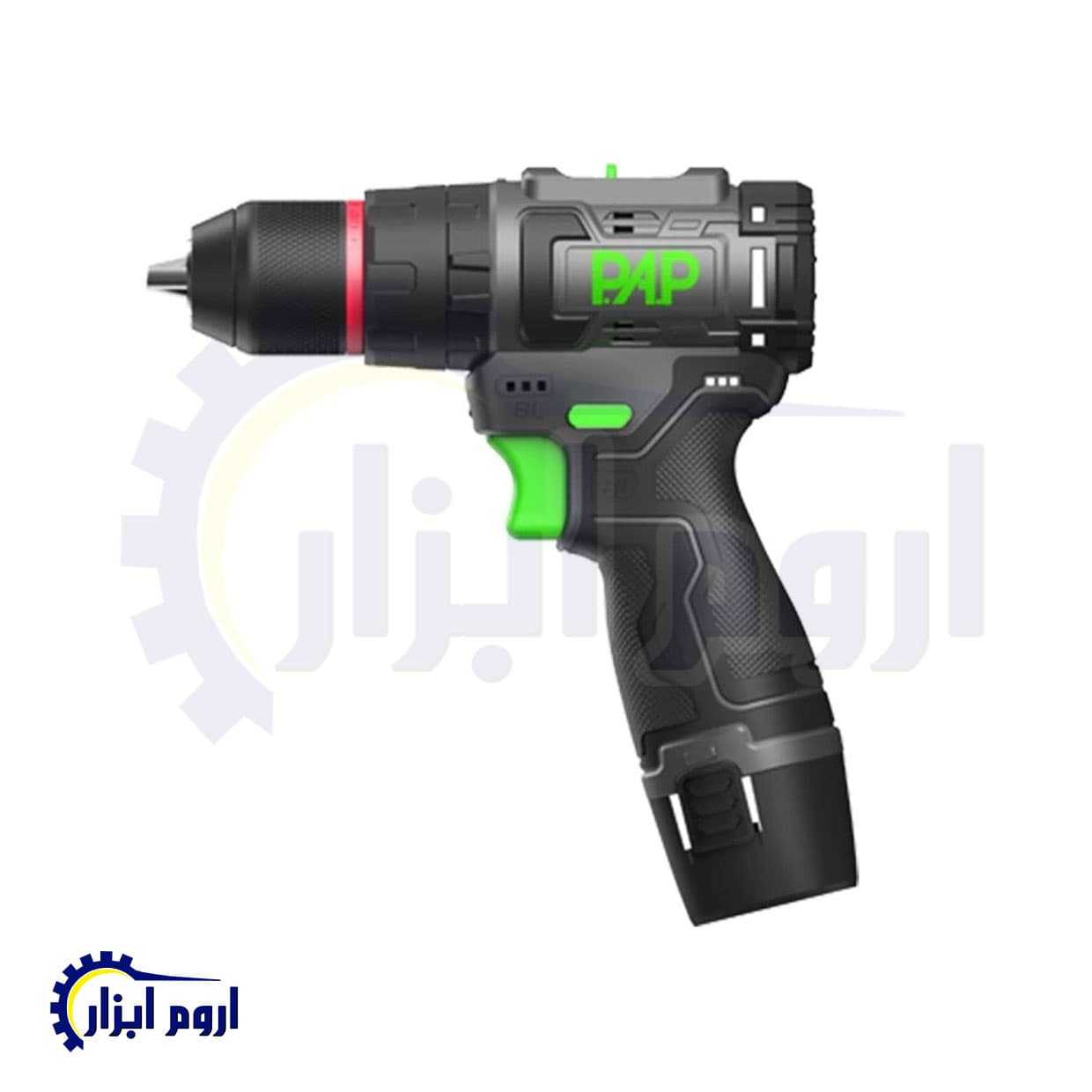 دریل شارژی چکشی پی ای پی مدل BID-1215 براشلس ۱۲ ولت — تصویر ۲