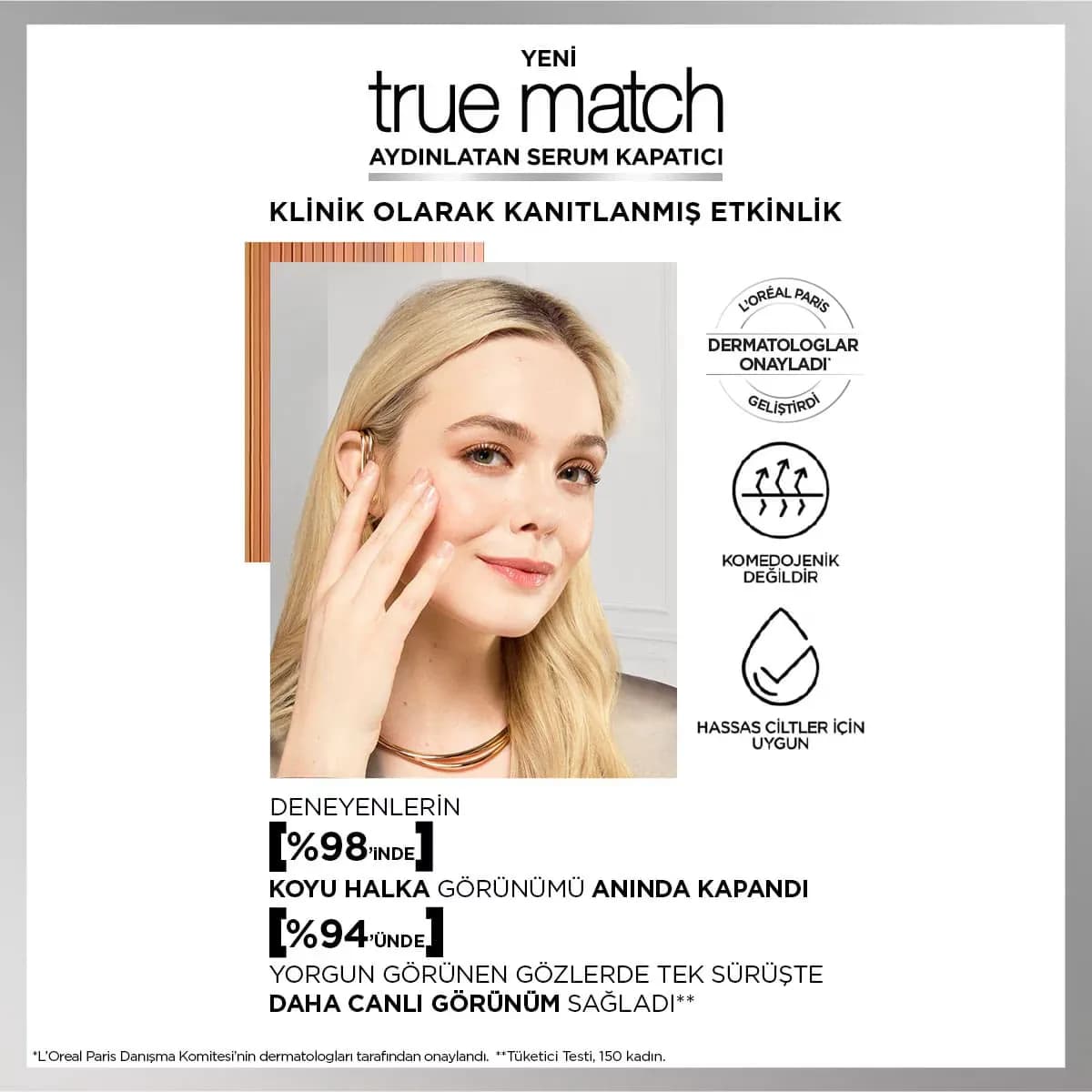 کانسیلر لورال مدل True Match 4D — تصویر ۴