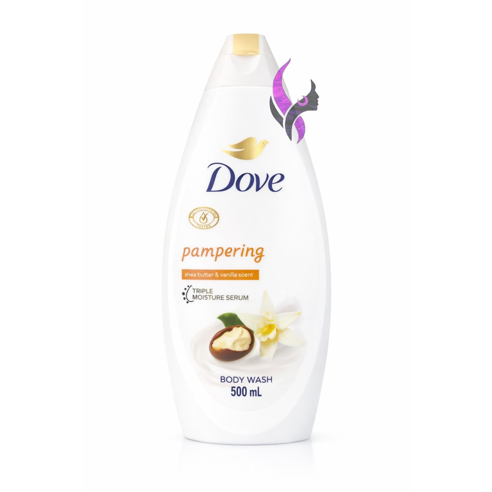 شامپو بدن شی باتر و وانیل داو Dove Pampering حجم 500 میل