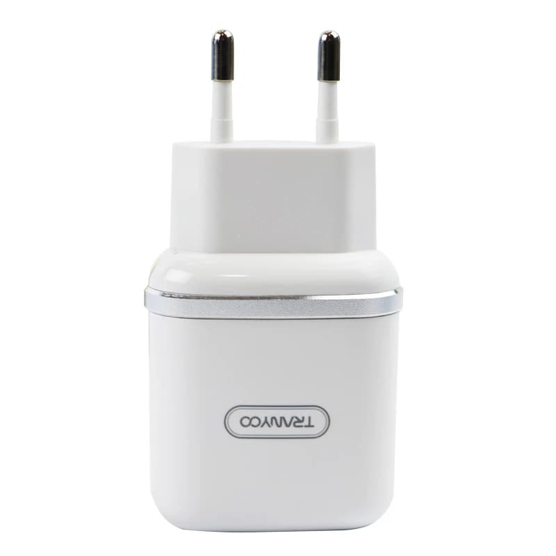 شارژر دیواری ترانیو مدل V60 به همراه کابل تبدیل usb-c کد m21311 — تصویر ۵