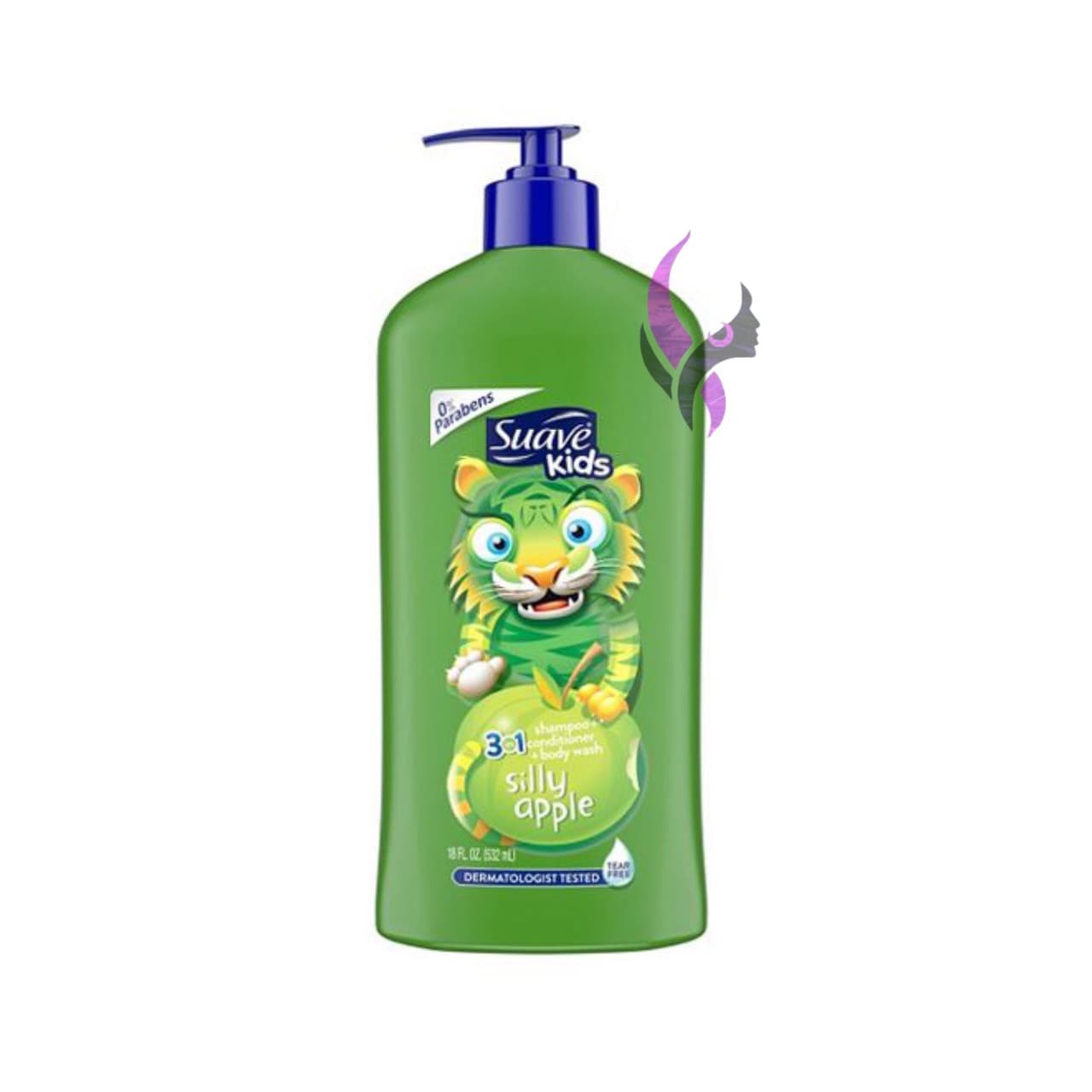 شامپو کودک 3 در 1 سواو رایحه سیب Suave Kids Silly Apple حجم 532 میلی لیتر