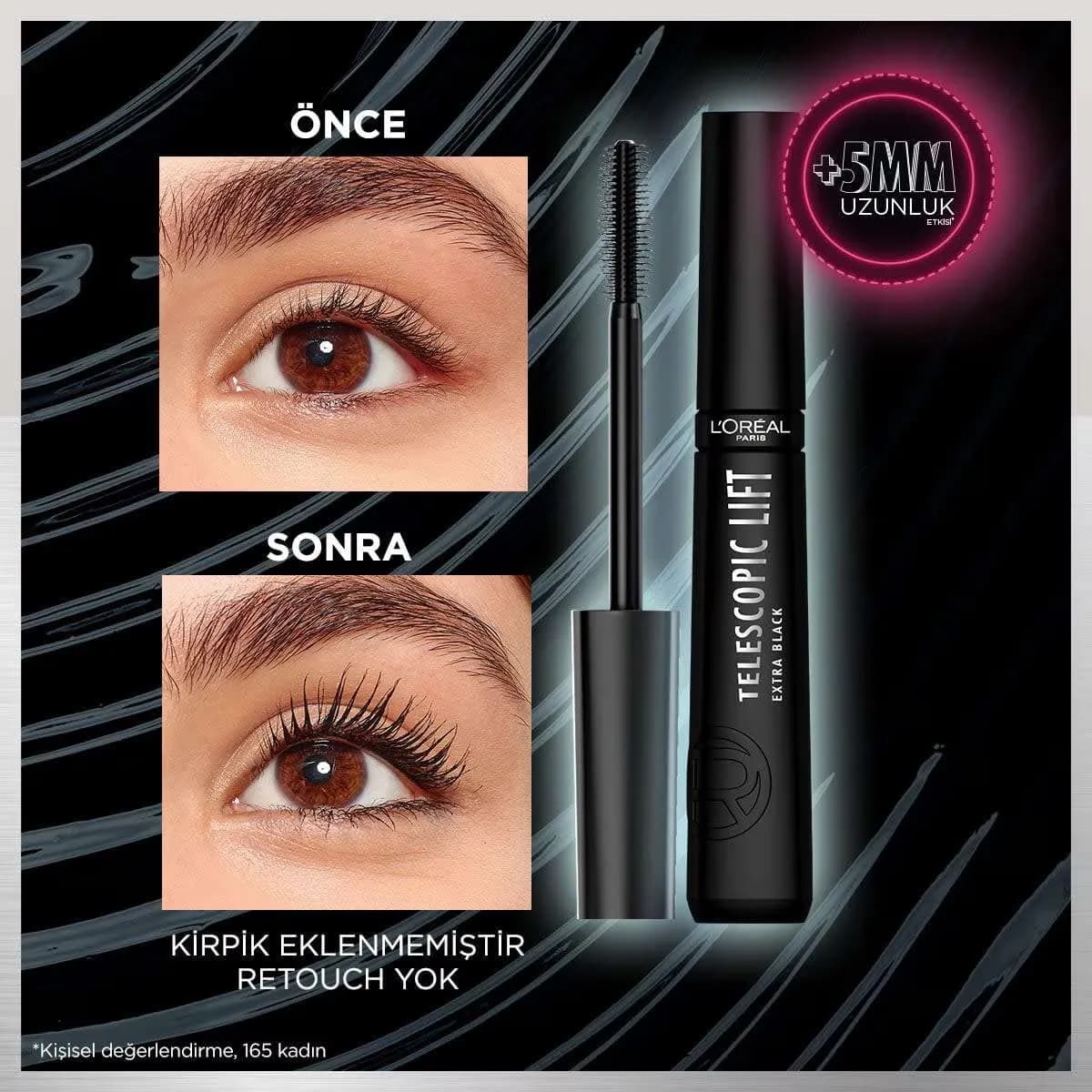 ریمل لیفت تلسکوپیک لورال مدل Extra Black — تصویر ۴