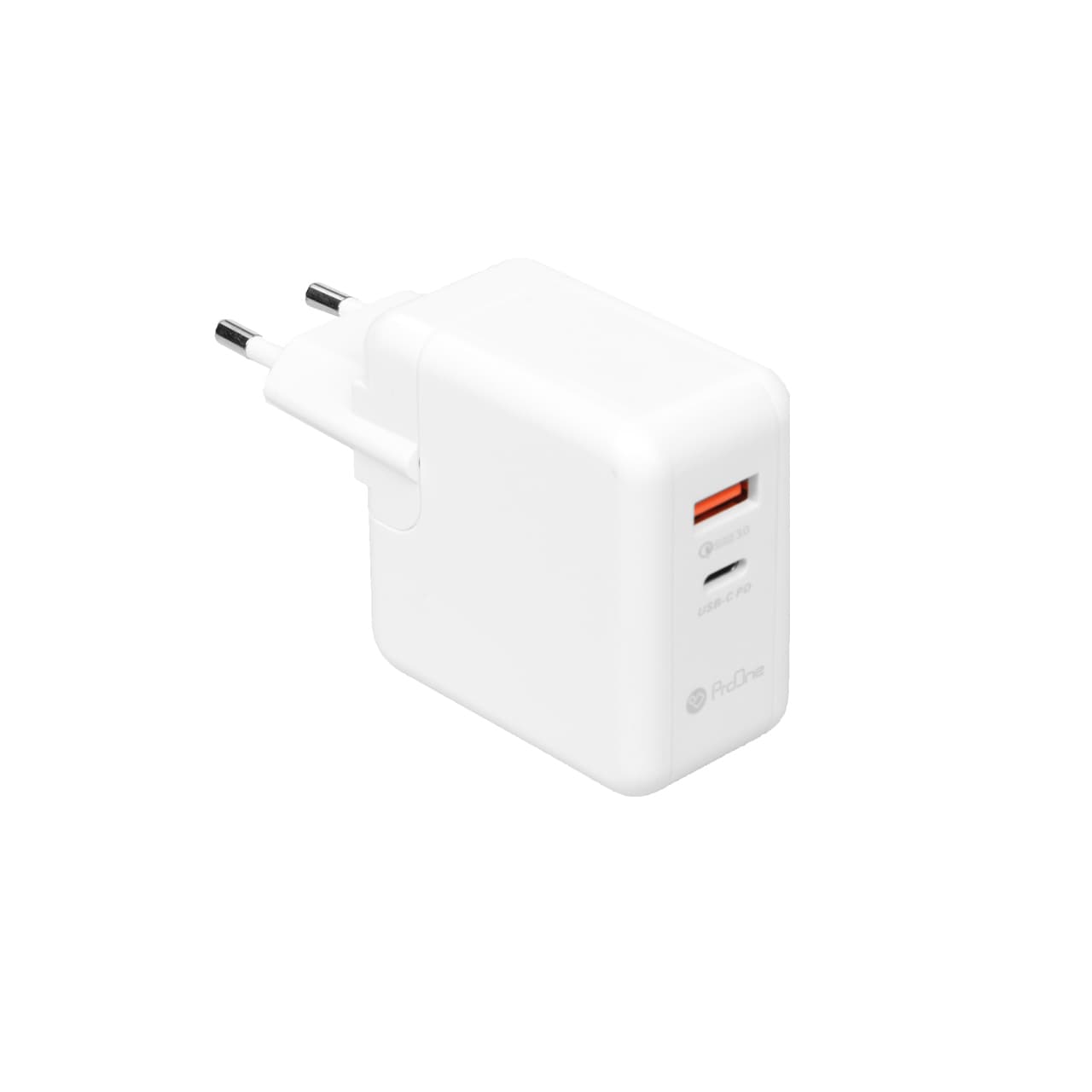 شارژر دیواری 45W فست و PD دو پورت ProOne مدل PWC535 – سفید — تصویر ۳