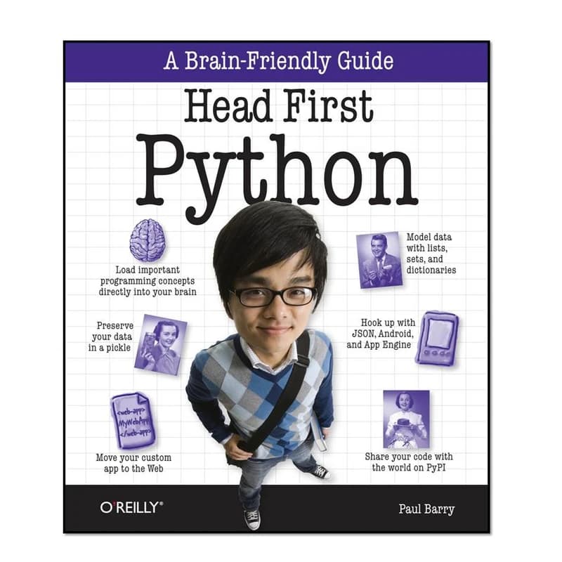 کتاب Head First Python اثر Paul Barry انتشارات O Reilly Media کدm21140