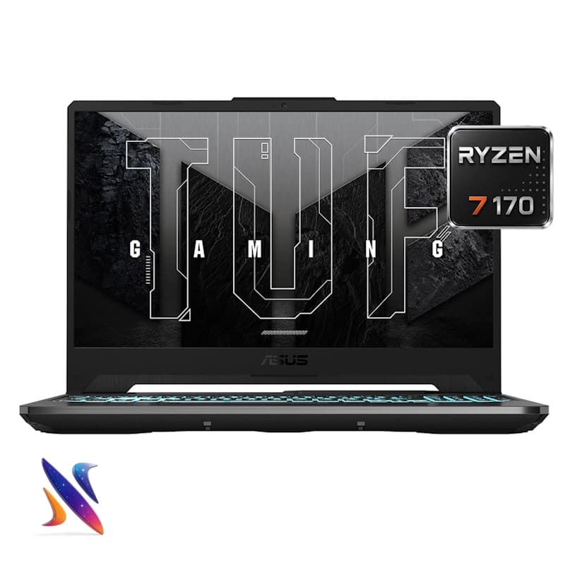 لپ تاپ 15.6 اینچی گیمینگ ایسوس Asus TUF Gaming FA506NCQ Ryzen 7-170 44GB 1TB 4G-RTX3050 Nvidia Graphics