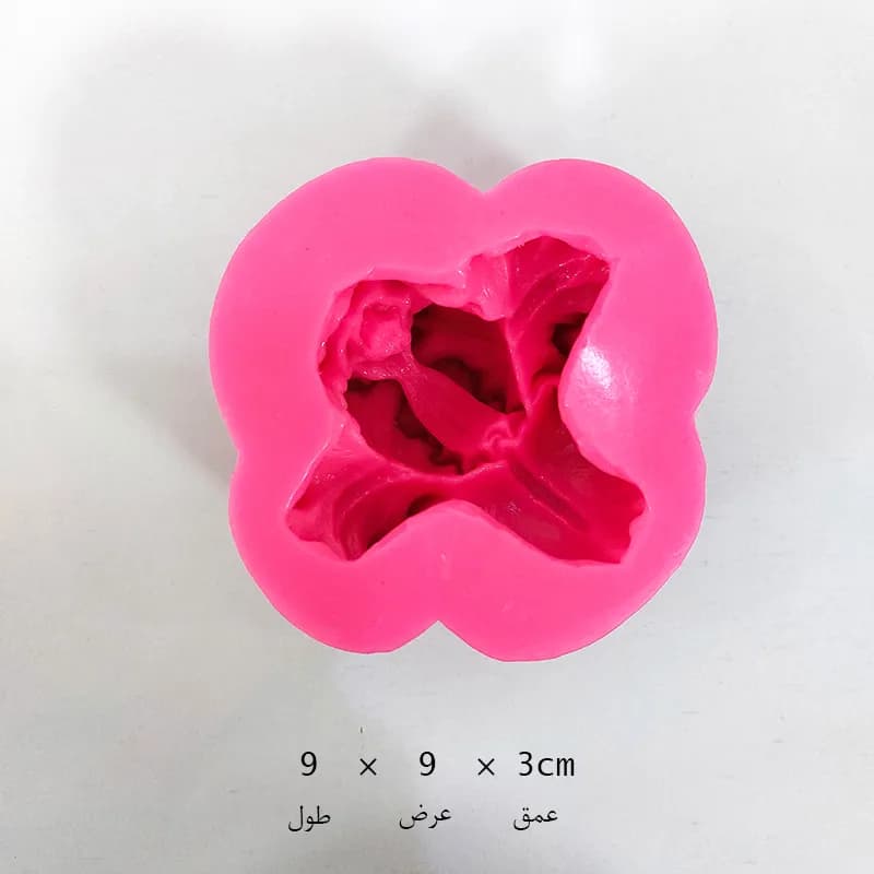 مالد گل سه بعدی زنبق