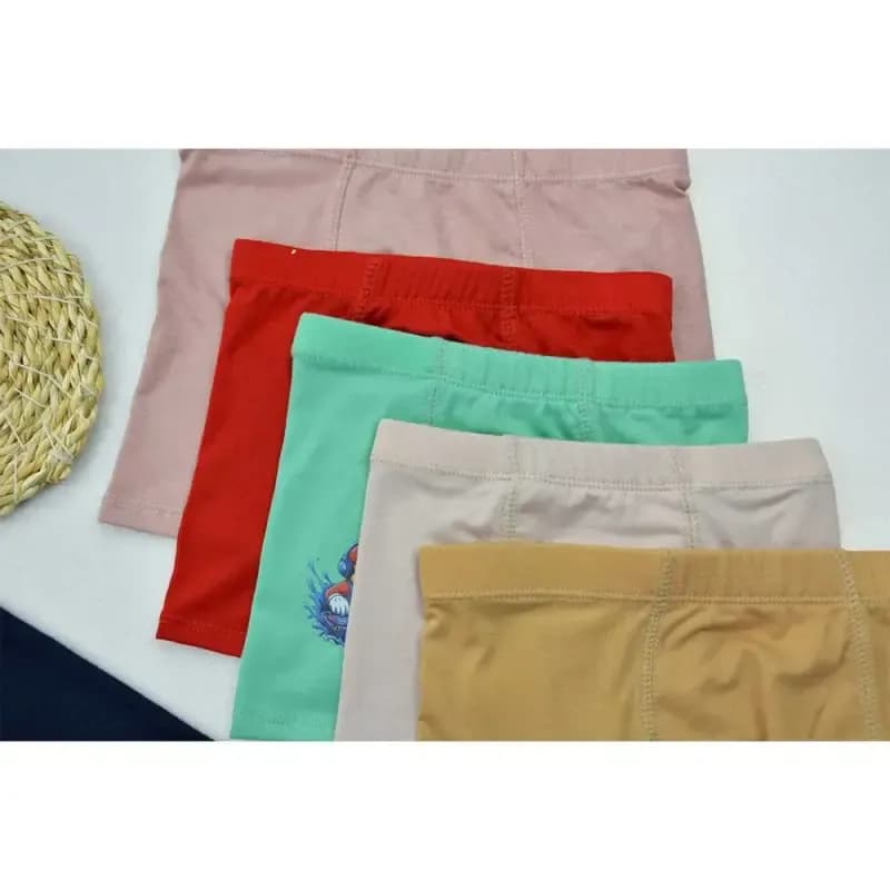 شورت پسرانه پادار اسپان ساده و طرح دار 5 تا 12 سال — تصویر ۳