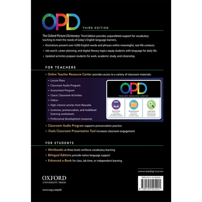 کتاب فرهنگ تصویری آکسفورد OPD اثر Jayme Adelson-Goldstein and Norma Shapiro انتشارات هدف نوین کدm21123 — تصویر ۳