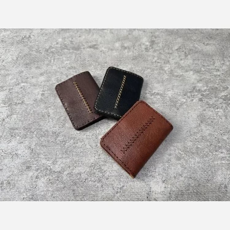 کیف جاکارتی چرم صنعتی مدل دکمه دار بسته سه عددی — تصویر ۲
