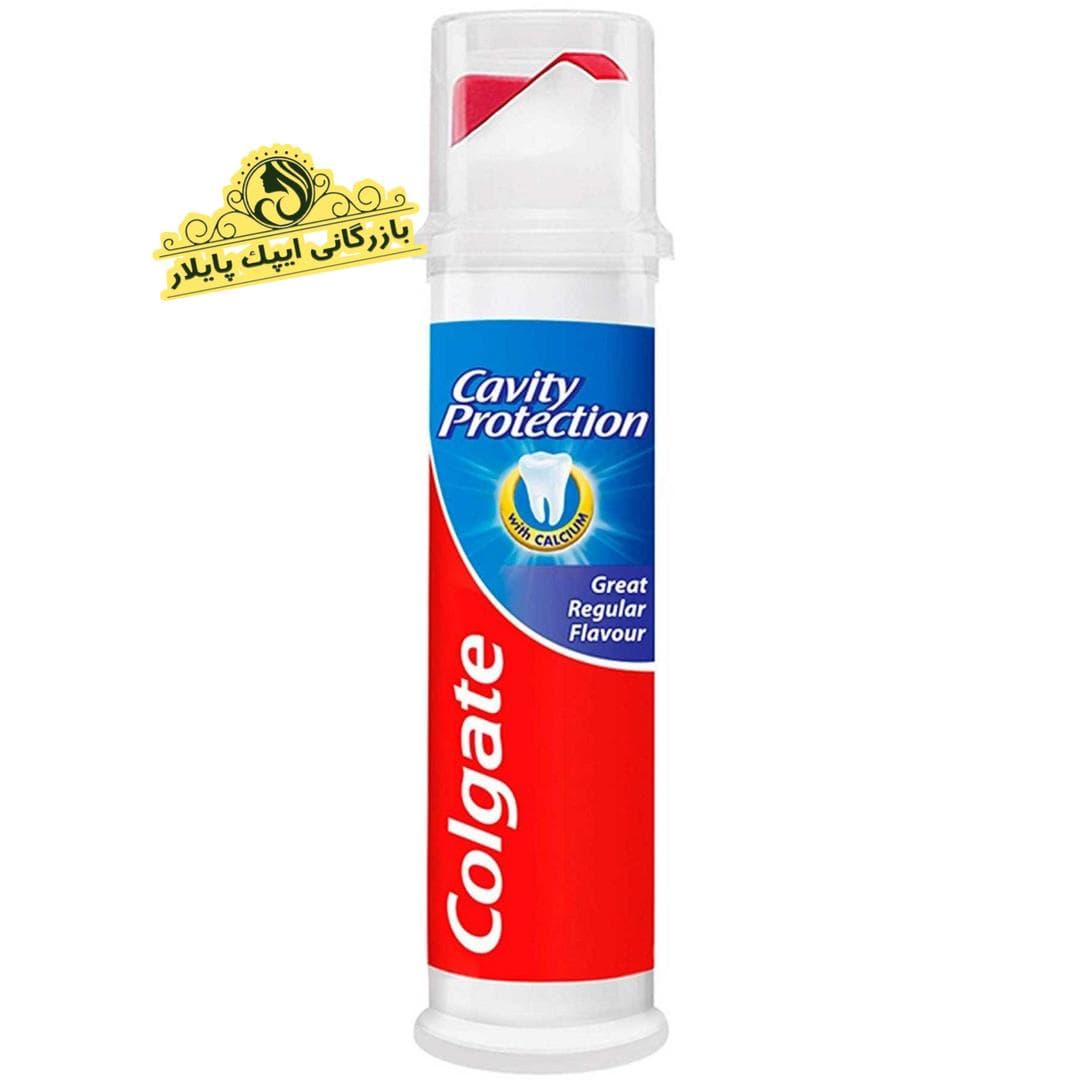 خمیردندان پمپی کلگیت مدل Cavity protection حجم 100 میل