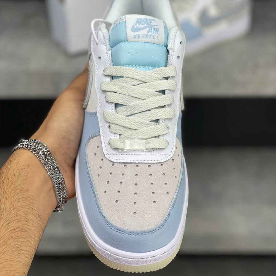 نایک ایرفورس لایت اسموک بلو Nike Air Force Light Smoke Blue — تصویر ۳