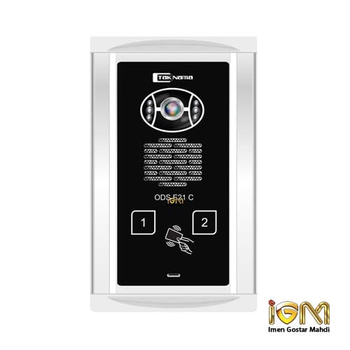 پنل آیفون تصویری 2 واحدی لمسی تکنما E21