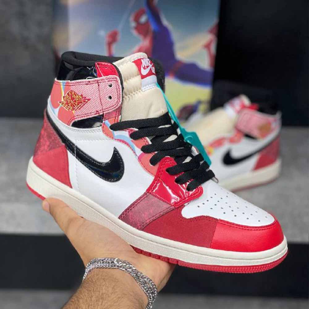 جردن 1 های اسپایدرمن (مستر کوالیتی) Jordan 1 Retro High OG Spider-Man (Master quality) — تصویر ۲