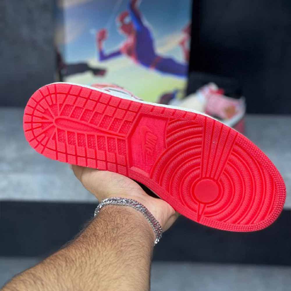 جردن 1 های اسپایدرمن (مستر کوالیتی) Jordan 1 Retro High OG Spider-Man (Master quality) — تصویر ۴