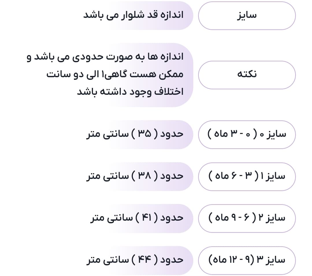 شلوار کوکالو طرح happy girl سایز نوزادی تا یکسال — تصویر ۳