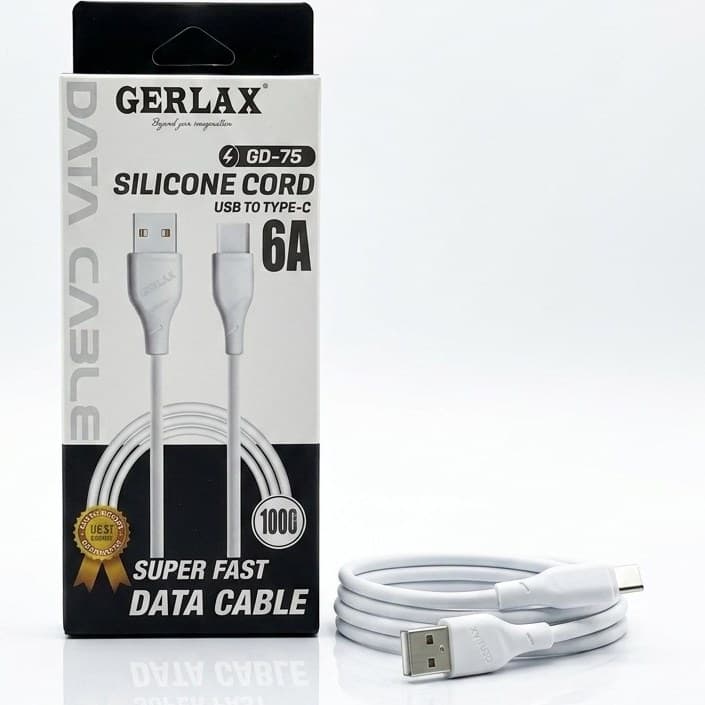 کابل تایپ سی ۶ آمپر GERLAX – GERLAX GD-75 — تصویر ۲