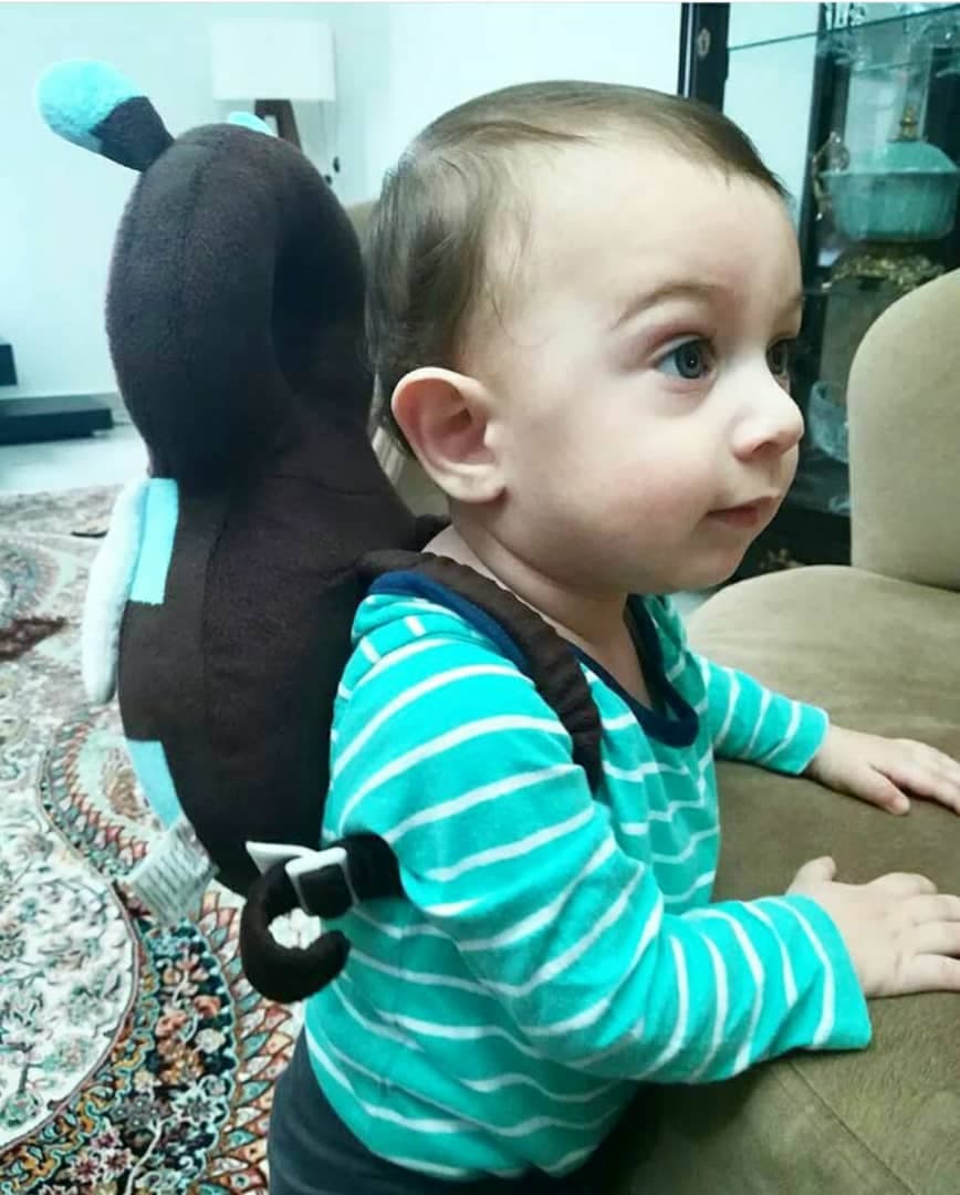 محافظ سر کودک طرح زنبور — تصویر ۶